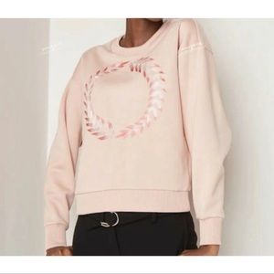 Maje Tornade Embroidered crewneck sweatshirt